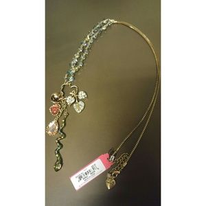Betsey Johnson Snake Charmer Long Necklace